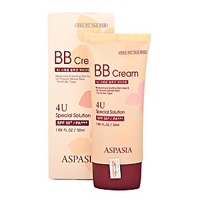 Kem Nền Aspasia 4U Special B.B Solution Cream SPF50 PA+++ (50ml)